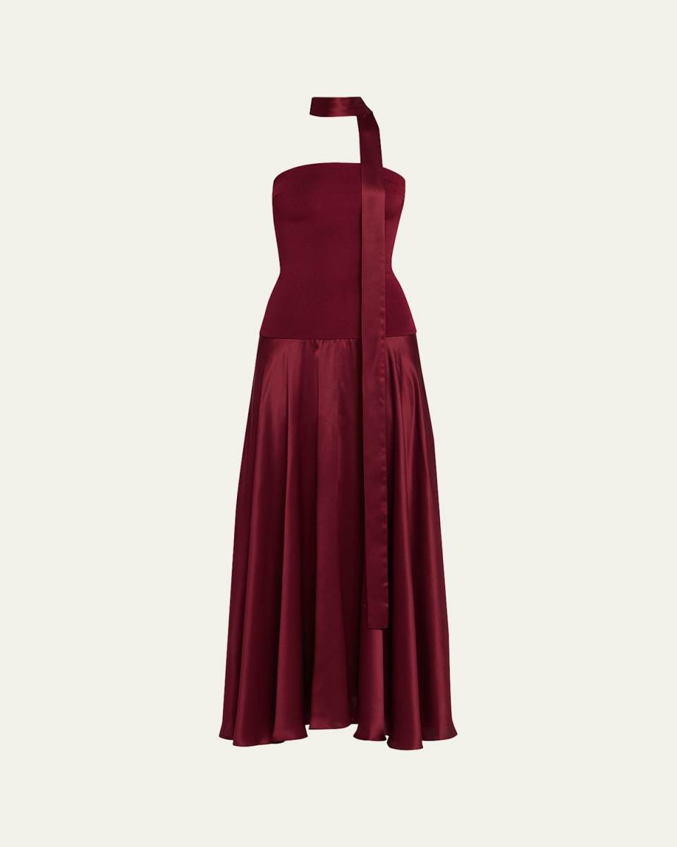 Illi Strapless Drop-Waist Dress